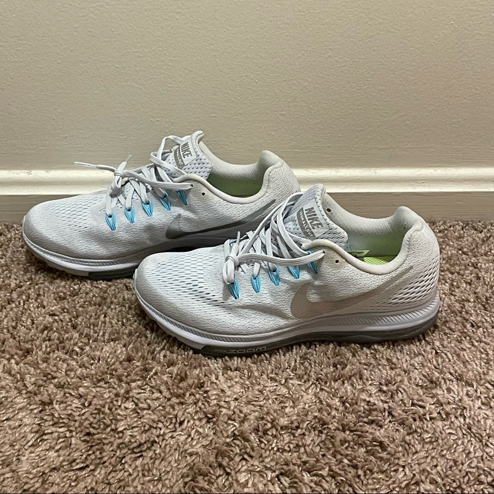 Nike Zoom All Out Low White Pure Platinum Running Shoes Women's 8